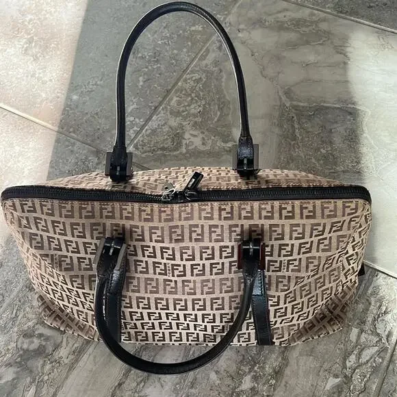 Fendi Zucchino Canvas tote bag Excellent - Picture 15 of 15